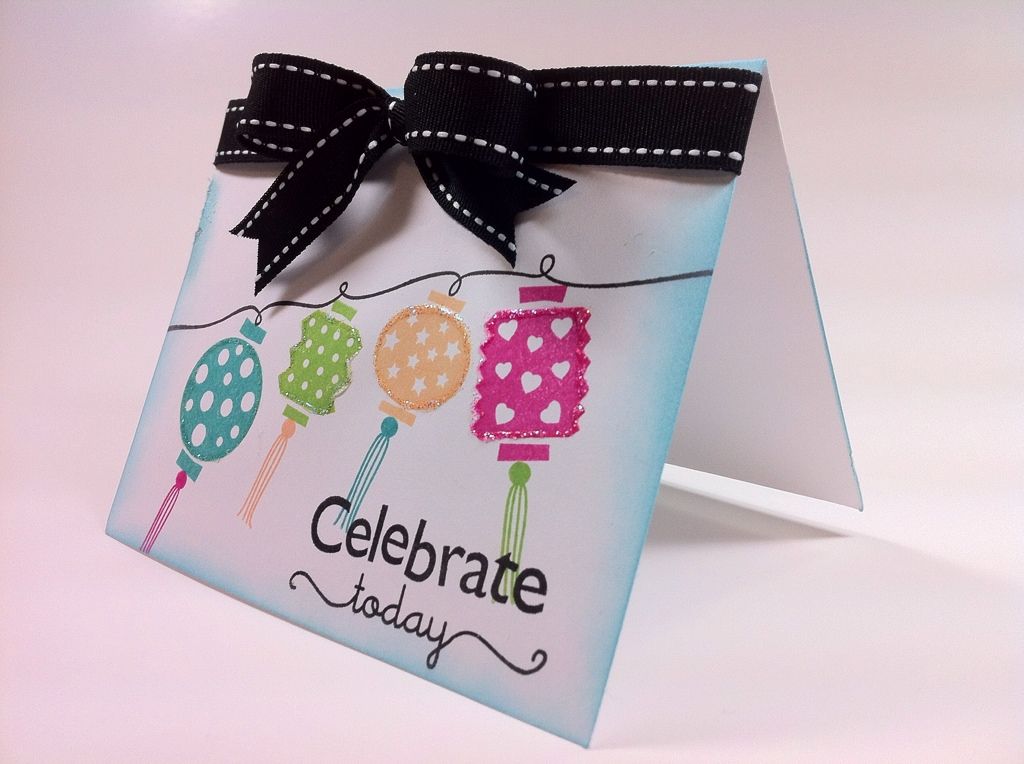 Courtney Lane Designs Celebrate today card made using the Paper